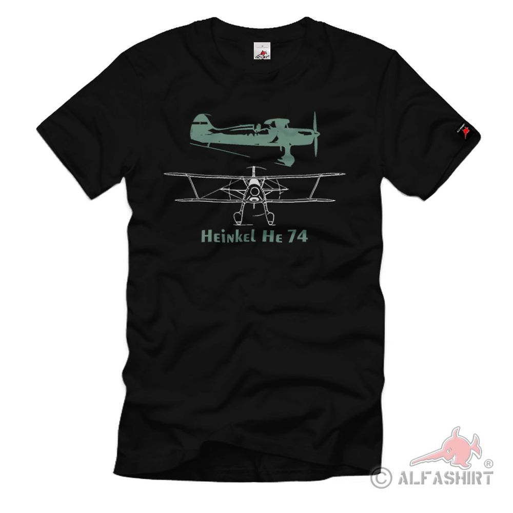  He 74 Heinkel Flugzeug Luftwaffe T-Shirt#36953