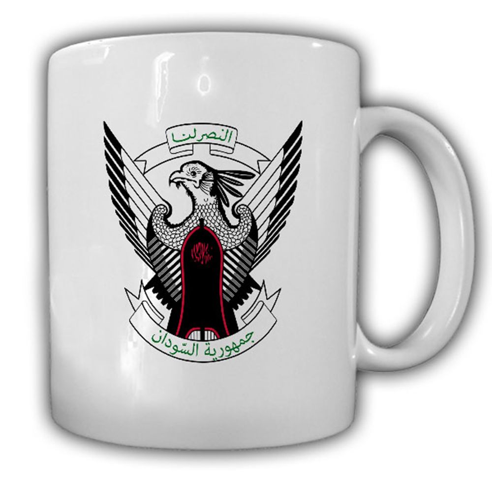 Tasse Republik Sudan Wappen Emblem Kaffee Becher #13923