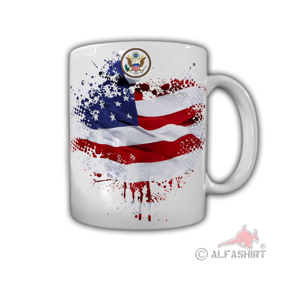 USA Flagge Amerika Stars Stripes US Army Los Angeles Fahne - Tasse #26821