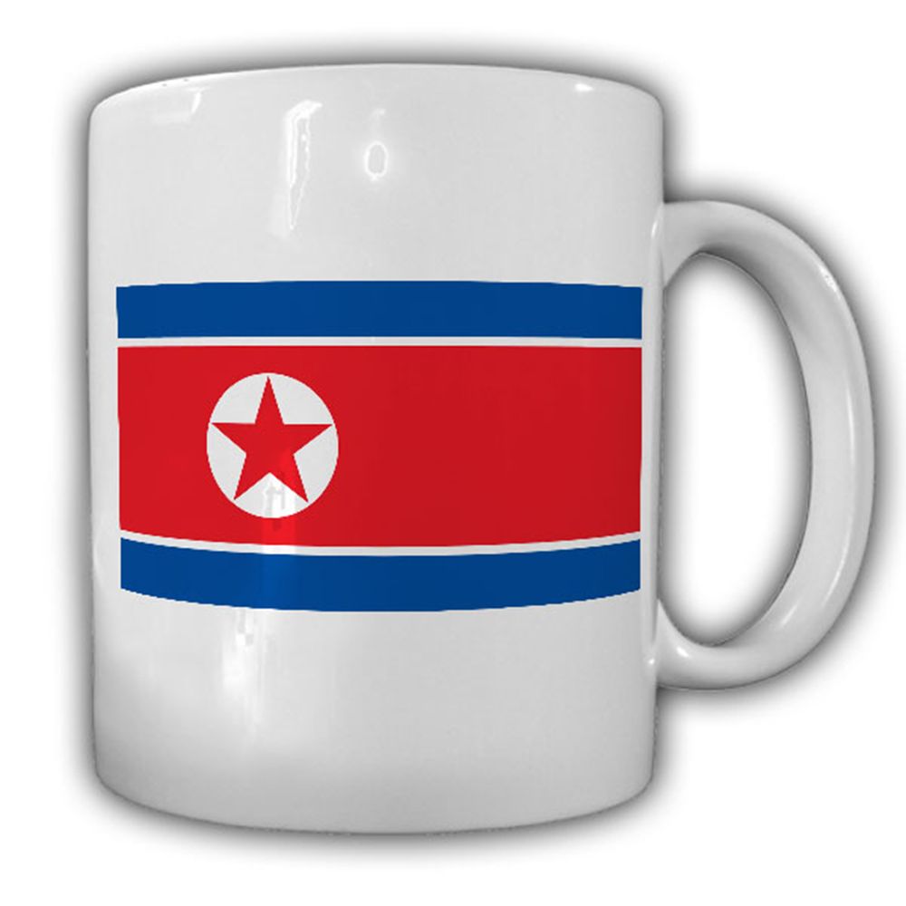 Nordkorea Fahne Flagge Demokratische Volksrepublik Korea - Tasse #13657