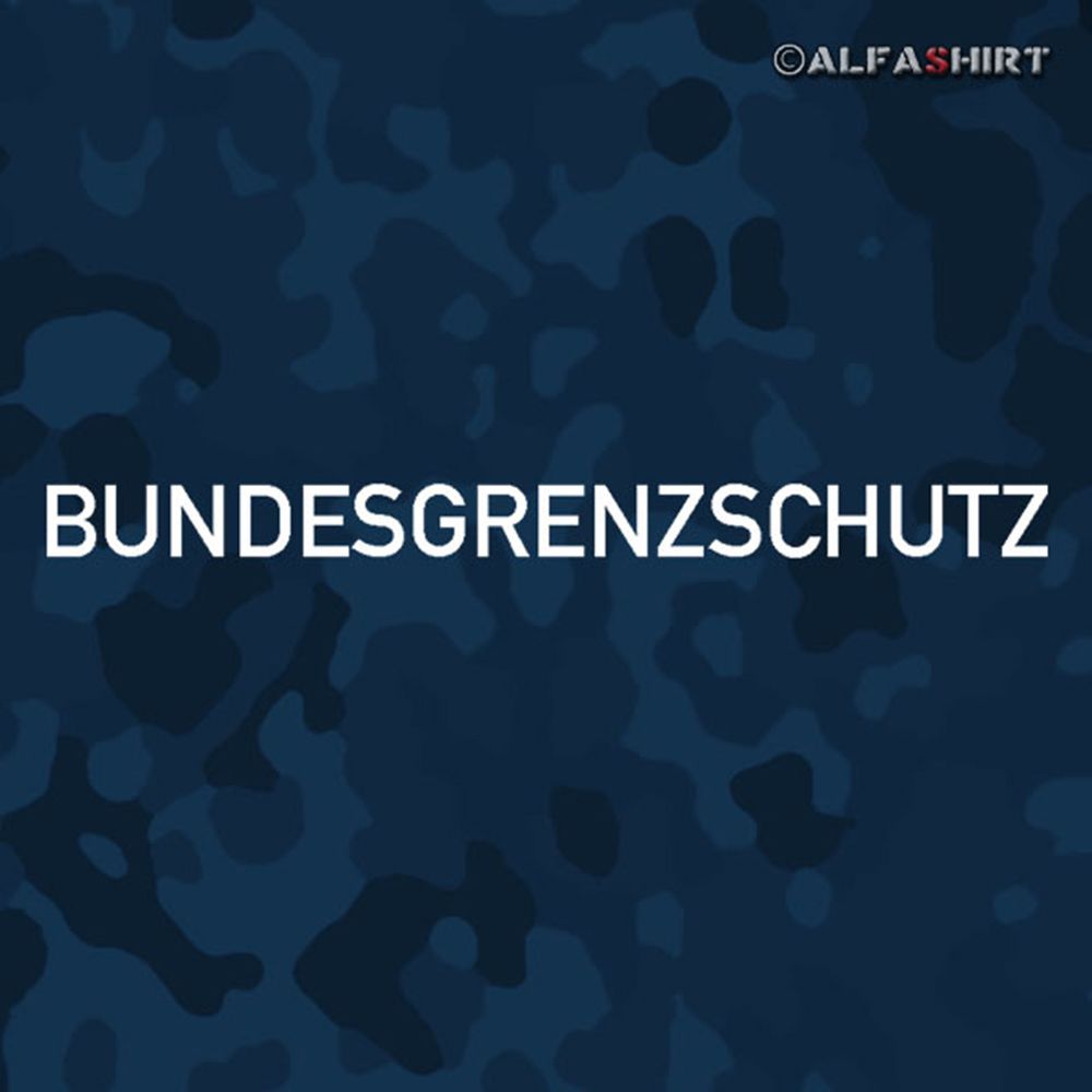 Aufkleber/Sticker Bundesgrenzschutz BGS GSG9 Bundespolizei 20x1,5cm #A443