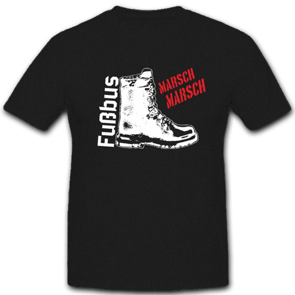 Fußbus Bundeswehr Sprüche Humor Spaß Fun Befehle Marschieren - T Shirt #4591