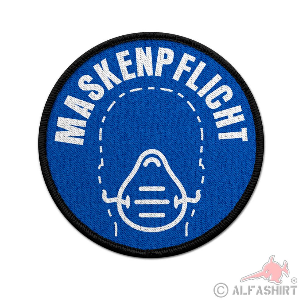 Patch Maskenpflicht Arbeitssicherheit Job Beruf Hinweis Sicherheit #40025