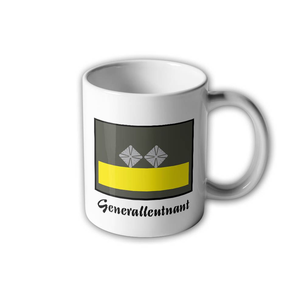 NVA UTV Generalleutnant Tasse Feldmütze Dienstgrad Ostdeutschland Ossi #30520