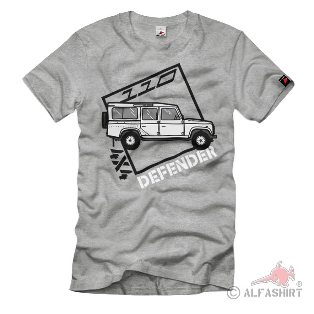 Defender 110 County Station-Wagon Allrad 4x4 Geländewagen Crew T-Shirt#36742
