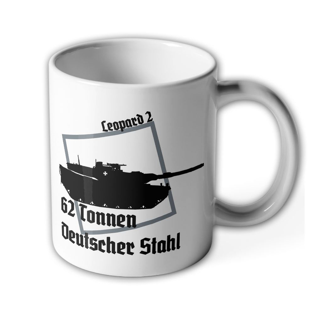 Tasse Leopard 2 Panzer 62 Tonnen Kampfpanzer Bundeswehr BW Heer Leo #26159