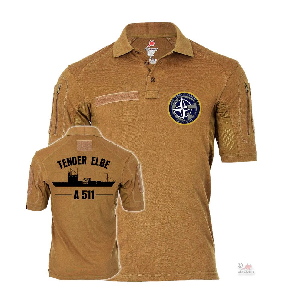 Tactical Polo Tender Elbe SNMG 2 Marine Bundeswehr Übung Shirt #41147