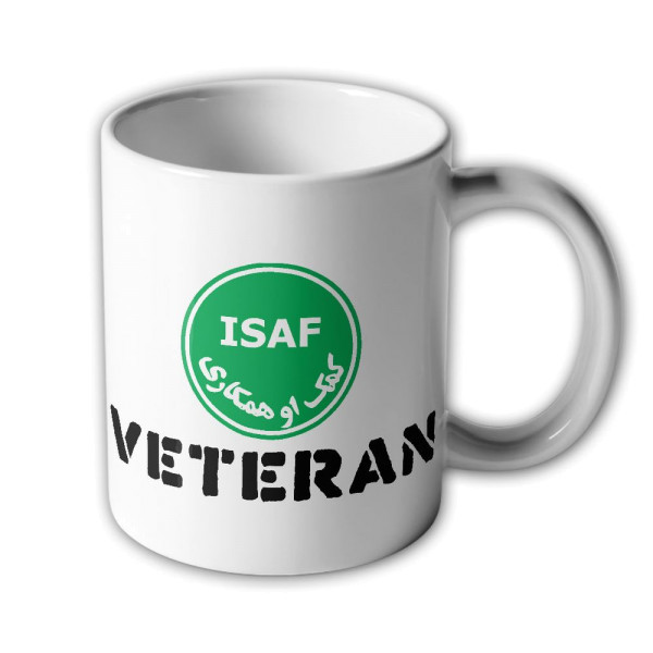 ISAF Veteranen Afghanistan Auslandseinsatz Bundeswehr BW Wappen Logo - Tasse Becher Kaffee #3176