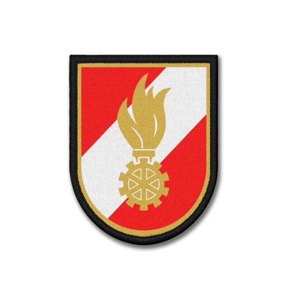 Corps Badge Volunteer Fire Brigade Austria Coat of Arms Badge Uniform # 37302