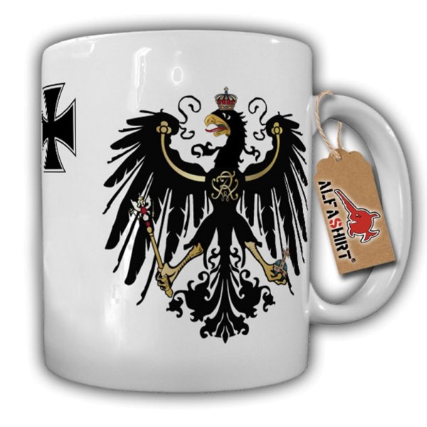 Preußen Adler Eisernes Kreuz - Tasse Becher Kaffee #2257