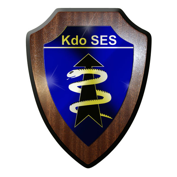 Wappenschild / Wandschild - Kommando Schnelle Einsatzkräfte Sanitätsdienst #8981