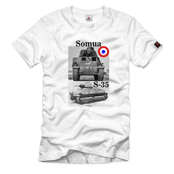 Somua S-35 mittlerer französischer Kampfpanzer T-Shirt#32700