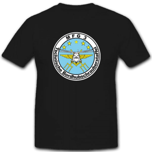 MFG 3 Technical Airborne Helicopter Squadron Naval Air Squadron T Shirt # 3391