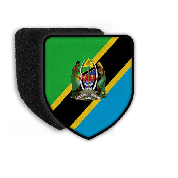 Patch Flagge von Tanzania Vaterland Heimat Landflagge Bundeswappen Land #21704