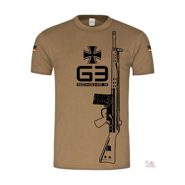 BW Tropen G3 assault rifle Bundeswehr rifle target marksman T-Shirt # 36617