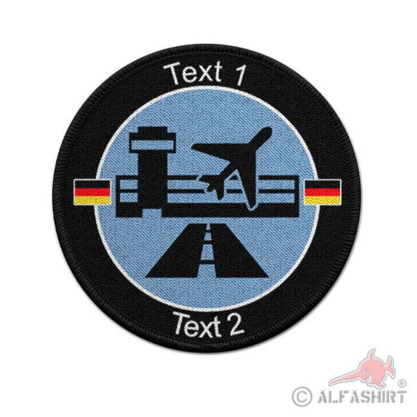 Patch airport airfield Germany flags P40#42418
