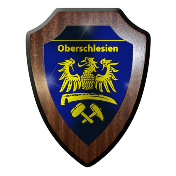 Wappenschild / Wandschild / Wappen - Oberschlesien Schlesien Polen #8801