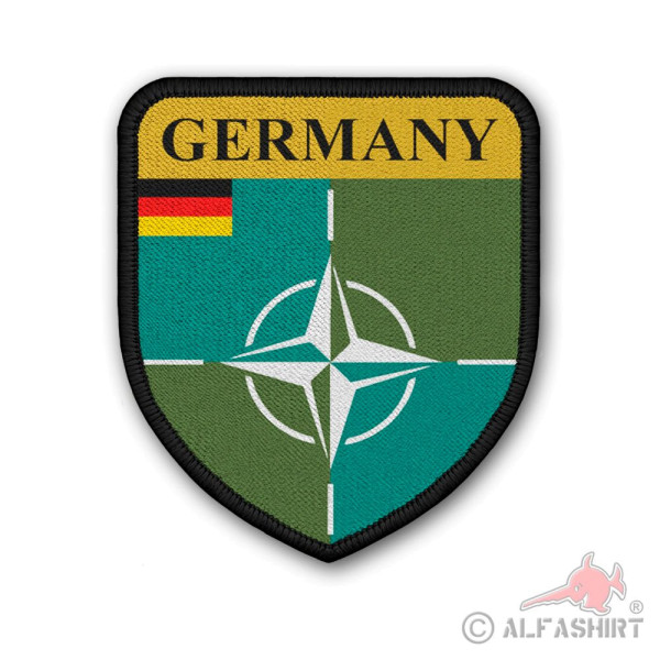 Patch Nato Deutschland Germany Abzeichen Bundesrepublik Wappen #39947