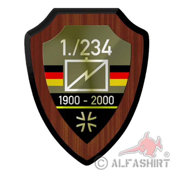 Coat of arms Veteran with your data Bundeswehr Battalion Blt Company # 40234