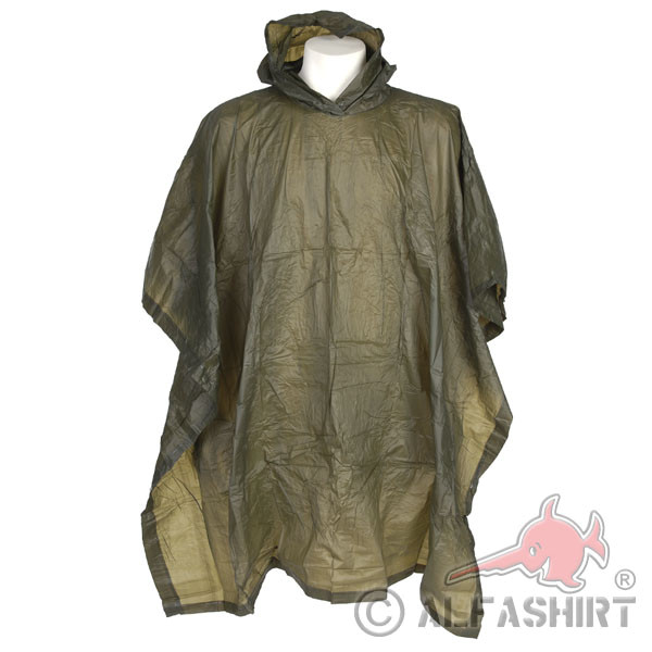 Survival Poncho Rain Poncho Bear Raincoat 100% Waterproof Raincoat # 18626