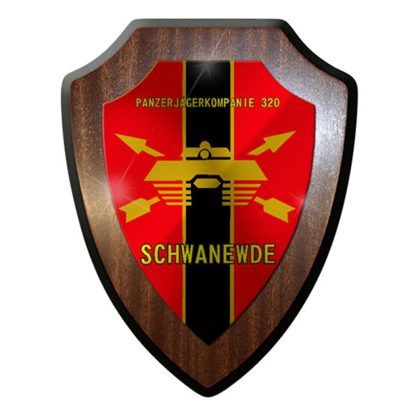 Wappenschild / Wandschild / Wappen - Panzerjägerkompanie 320 Schwanewede #8340