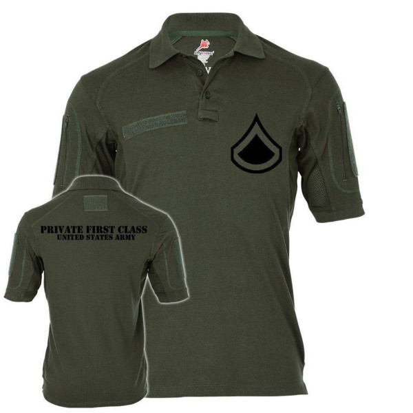 Tactical Poloshirt Alfa - Private First Class United States Dienstgrad #19045