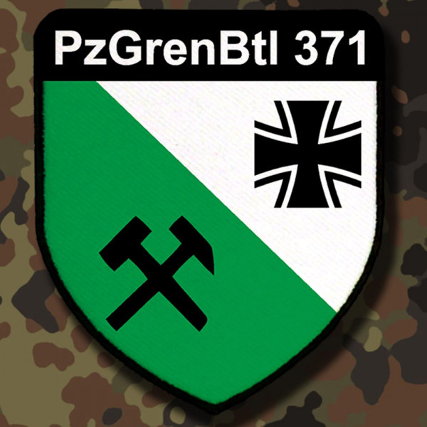 Patch / Aufnäher - PzGrenBtl371 Panzergrenadier Bataillon Badge Emblem #7823