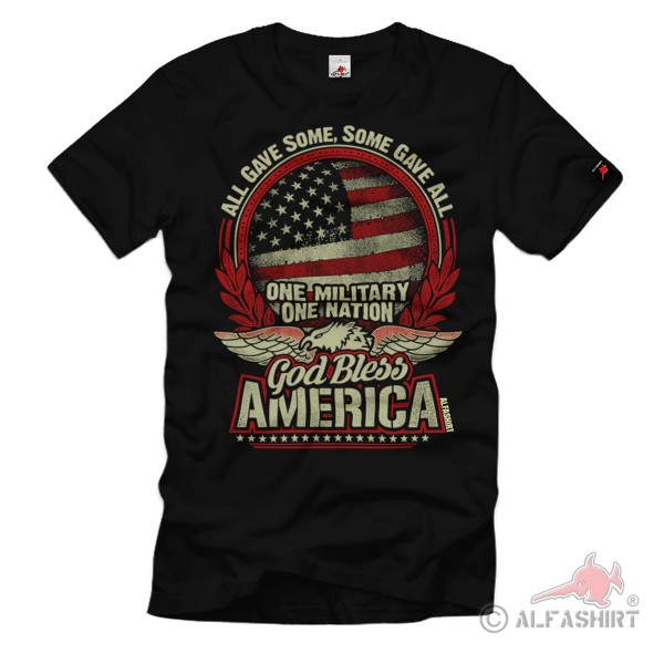 Veteran God Bless America Military Protection USA Last Shirt T-Shirt # 32342