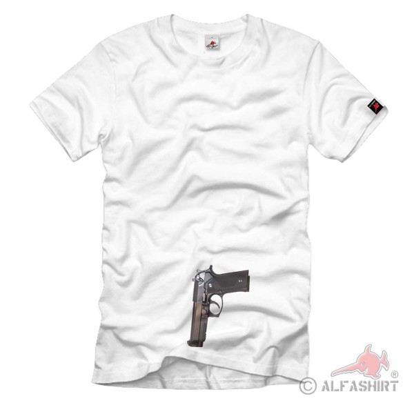 Pistole im Gürtel Karneval Fasching Verkleidung Kostüm - T Shirt #412