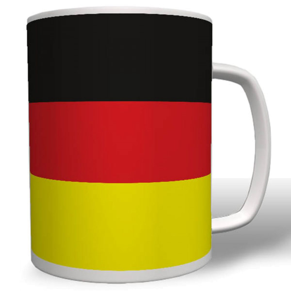 Deutschland Fahne Flagge Landesflagge - Tasse Kaffee Becher #12740