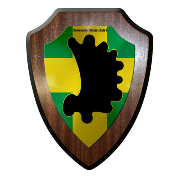 Wappenschild / Wandschild -Heeresunteroffizierschule 1 Bundeswehr #7314