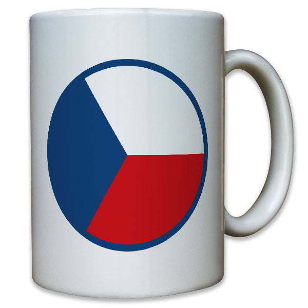 Tschechische Kokarde Militär CZ Army Abzeichen - Tasse Kaffee Becher #11457