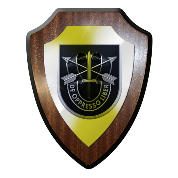 Wappenschild / Wandschild - Green Berets Sof Spezialkräfte USA #9733