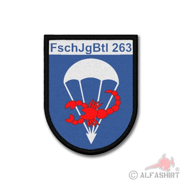 Patch FschJgBtl 263 Paratrooper Battalion Zweibrücken BW coat of arms # 38424