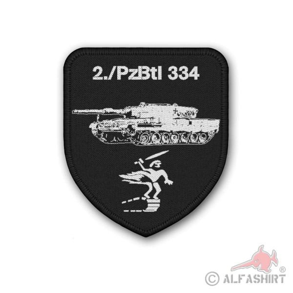 Patch 2PzBtl 334 Scheuen Celle Kettengeist Panzer Leopard 2A6 Bundeswehr # 38619