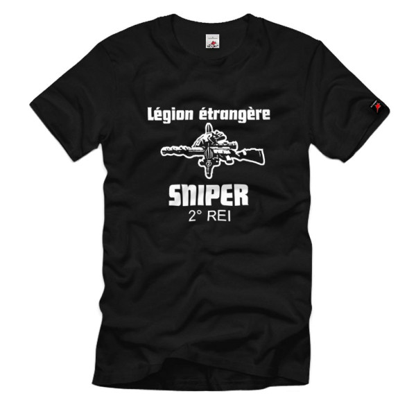 Sniper Légion étrangère 2REI 2e Régiment étranger d'infanterie T-Shirt #18380