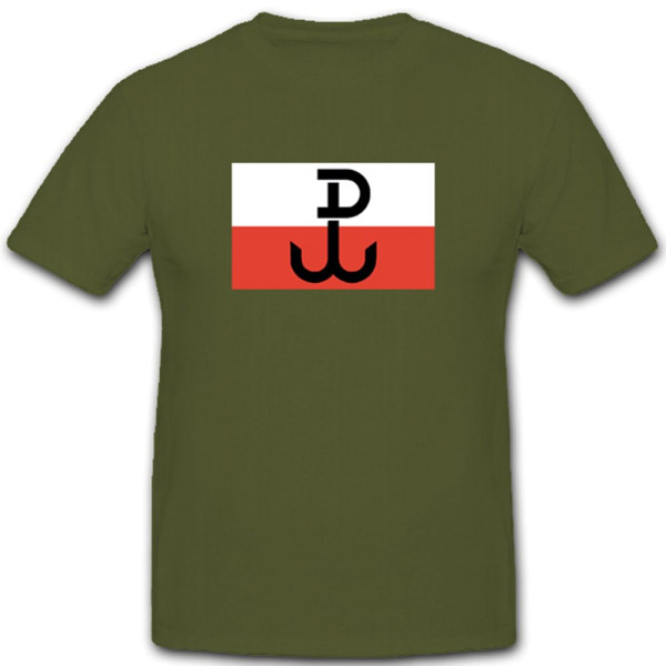 Wappen Abzeichen Fahne Flagge Polen Armee Emblem Polska- T Shirt #3302