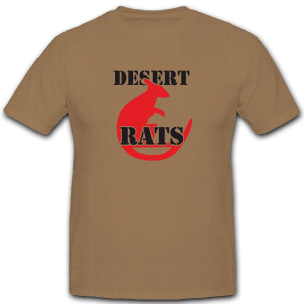 Desert Rats Wüstenratten Militär Afrikafeldzugs Vereinigtes - T Shirt #4353