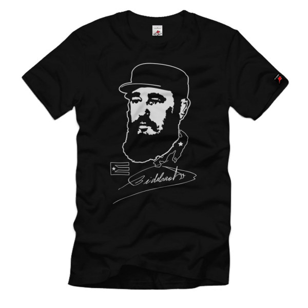 Cuba Fidel Castro Signature Havana Revolutionary Leader T-Shirt Shirt # 33284
