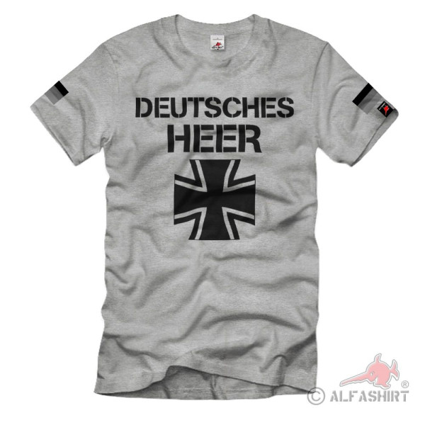 Deutsches HEER Bundeswehr Infanterie Truppe Soldat Kreuz T Shirt #39322