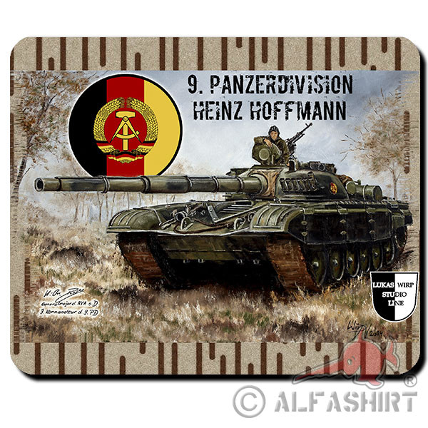 Mauspad Lukas Wirp Oberst Reiche 9 Panzerdivision NVA DDR T72 Panzer #26857