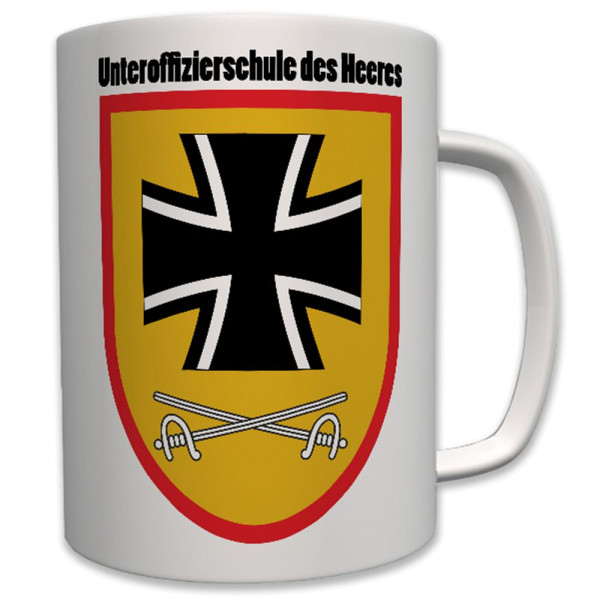 Unteroffizierschule Heeres Bundeswehr Wappen Abzeichen - Tasse #6332