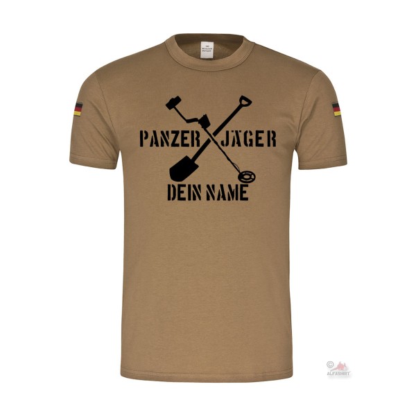 PERSONALISIERT BW Tropen Panzer Jäger Schatzsucher Tropenshirt T-Shirt#38211