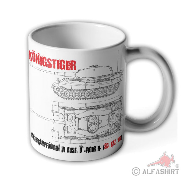Königstiger Panzer Panzerkampfwagen VI Tiger II Tasse Becher Kaffee #6219