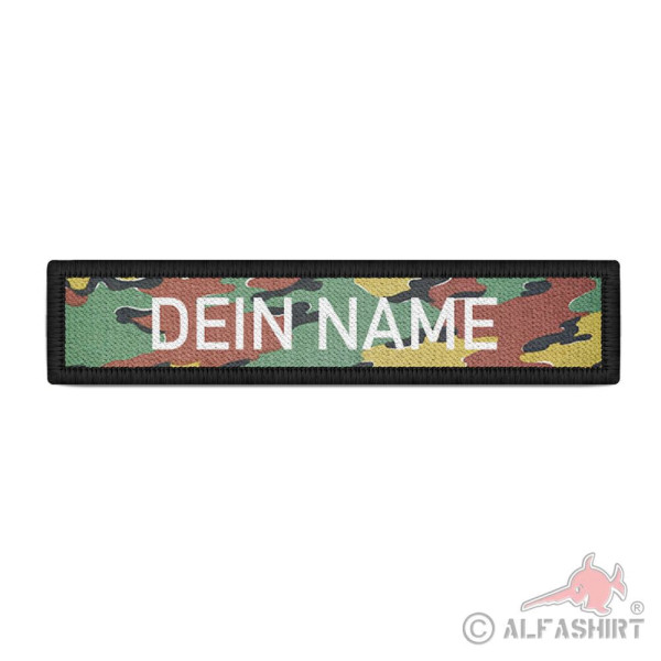 Belgium Jigsaw Tarn Personalized Army Belgian Armed Forces Name Badge # 36549
