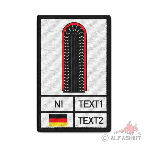 Personalized Rank Patch Fire Brigade Lower Saxony Rank Patch # 37832