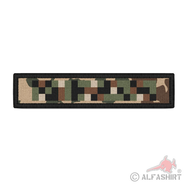 Namens-Streifen Patch Pixel Wüstentarn Tropen ISAF Bundeswehr Ausland #37004