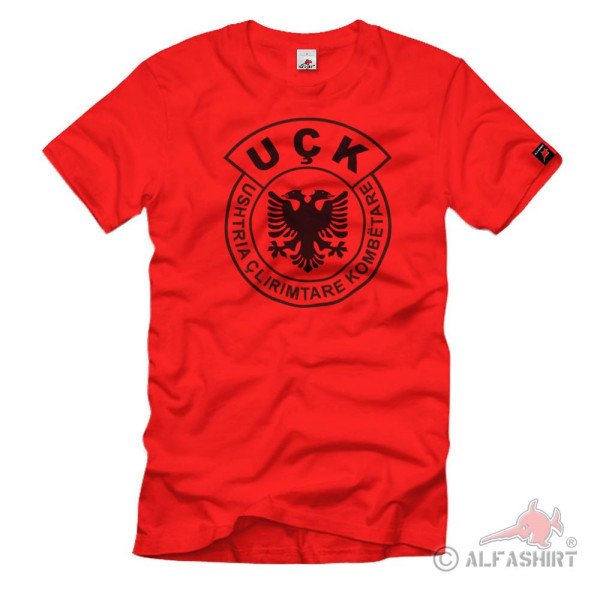 UCK Kosovo Military Unit Organization Crest T Shirt # 102