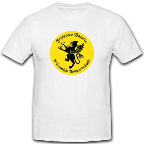 91 Squadriglia Aeroplani Da Caccia WK Pilot Italien Wappen - T Shirt #2675