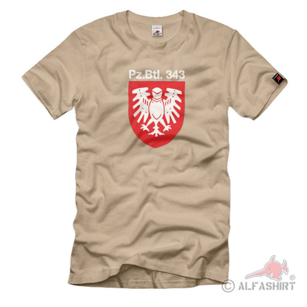Panzerbataillon 343 Pzbtl343 Bundeswehr Abzeichen Wappen T Shirt #2148